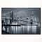 Designart - Panorama New York City at Night - Cityscape Framed Canvas Print